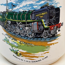 Load image into Gallery viewer, Vintage Evening Star Locomotive Train Mug
