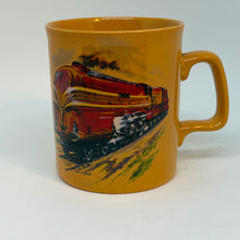 Load image into Gallery viewer, Vintage Derick Brown Locomotive Yellow Mug