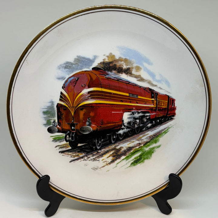 Vintage Plate Derick Brown Locomotive Liverpool Road Pottery