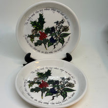 Load image into Gallery viewer, Pair of Portmeirion Christmas Trinket Dishes The Holly &amp; The Ivy