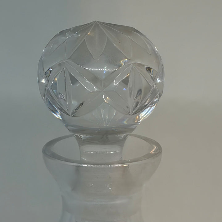 Vintage Crystal Carafe with Stopper