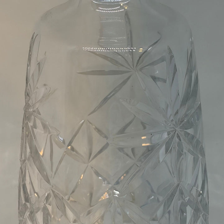 Vintage Crystal Carafe with Stopper