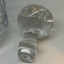Load image into Gallery viewer, Vintage Crystal Carafe with Stopper