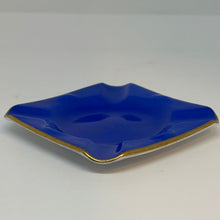 Load image into Gallery viewer, Vintage Royal Worcester Small Glazed Cobalt Blue Ashtray