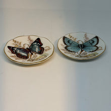 Load image into Gallery viewer, Pair of Vintage Fine Bone China Butterfly Trinket Dishes