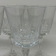 Load image into Gallery viewer, Set of 5 Vintage Crystal Wine Glasses