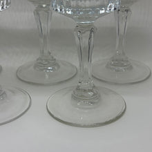 Load image into Gallery viewer, Set of 5 Vintage Crystal Wine Glasses