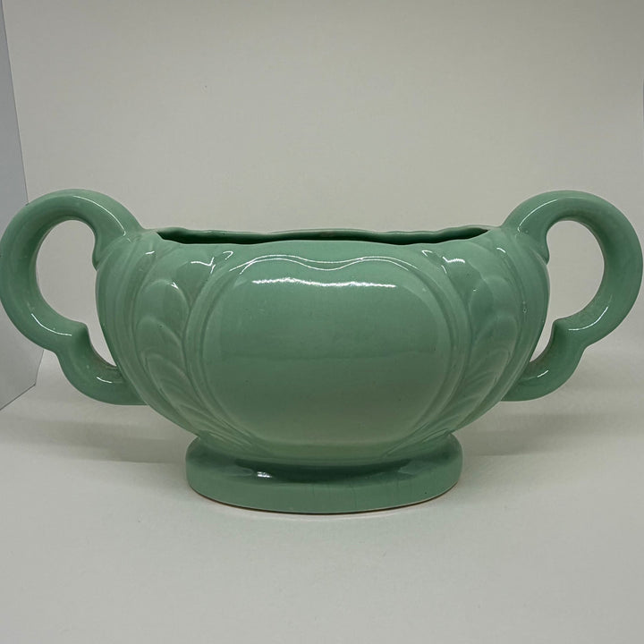 Vintage Turquoise Govancroft Pottery Mantle Vase