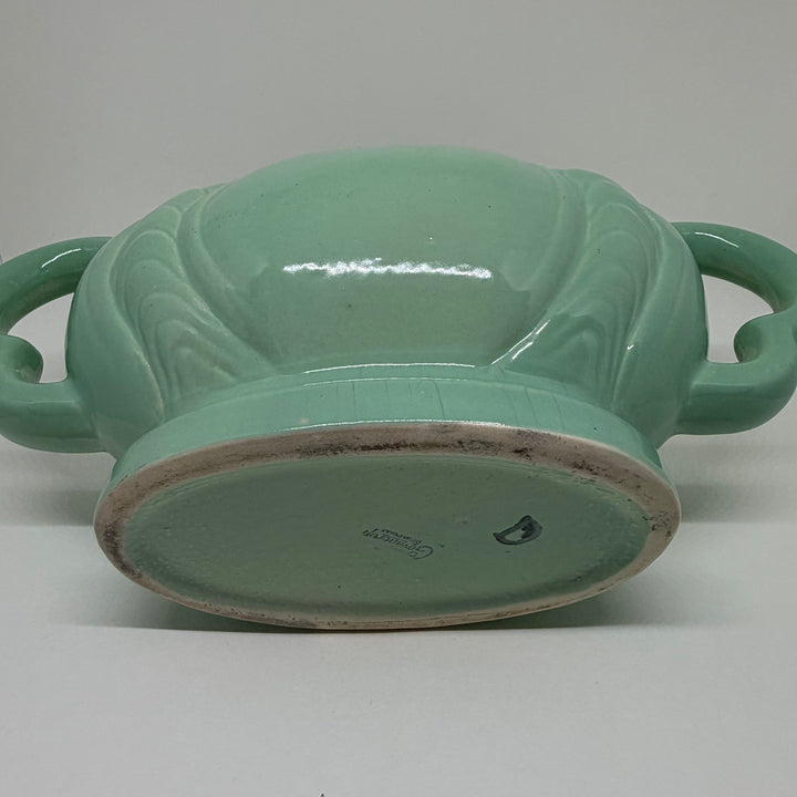 Vintage Turquoise Govancroft Pottery Mantle Vase