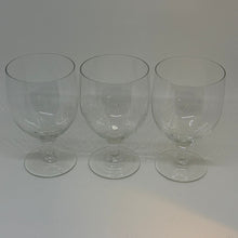 Load image into Gallery viewer, Set of 3 Vintage Crystal Goblets