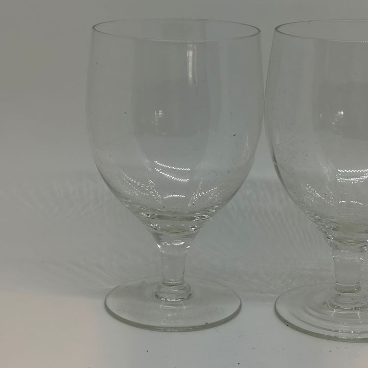 Set of 3 Vintage Crystal Goblets