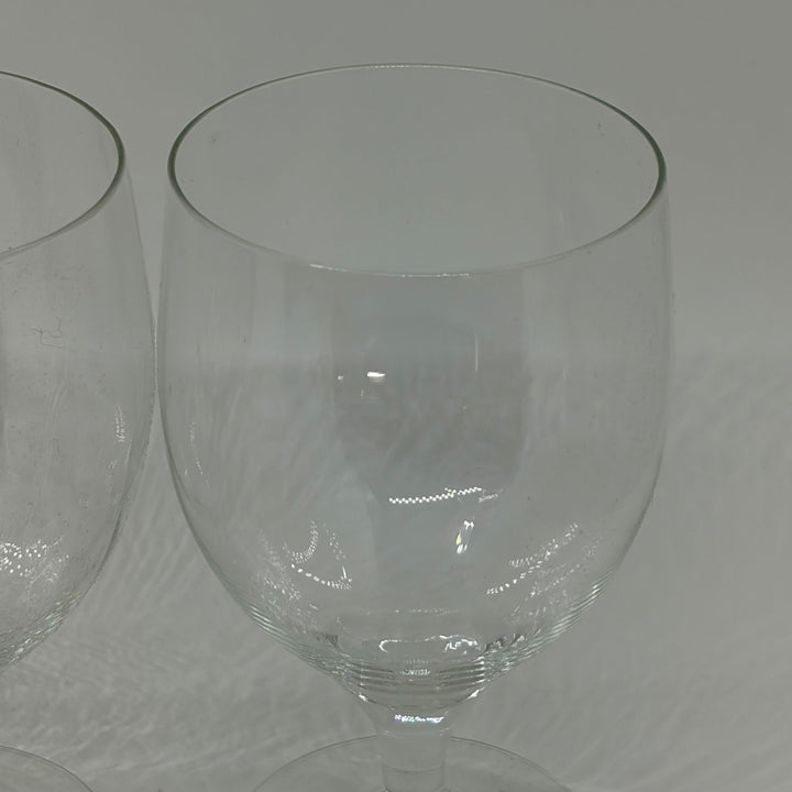 Set of 3 Vintage Crystal Goblets