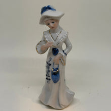 Load image into Gallery viewer, Vintage Porcelain Figurine of Victorian Lady