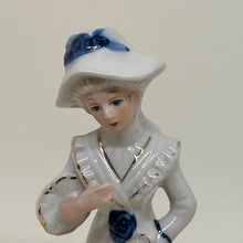 Load image into Gallery viewer, Vintage Porcelain Victorian Lady Figurine