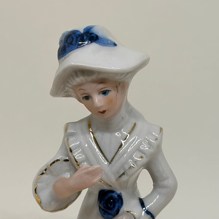 Vintage Porcelain Victorian Lady Figurine