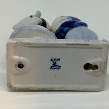 Load image into Gallery viewer, Vintage Delft Blue Porcelain Kissing Figurine Elesva Holland