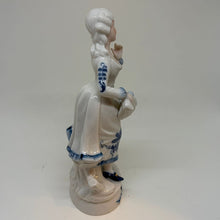 Load image into Gallery viewer, Vintage Porcelain Victorian Lady with Fruit Figurine