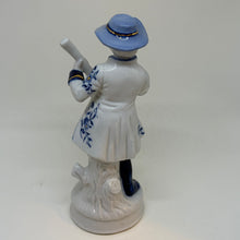 Load image into Gallery viewer, Vintage Porcelain Victorian Style Boy Playing the Mandolin Figurine