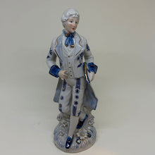 Load image into Gallery viewer, Vintage Porcelain Victorian Style Georgian Gentleman with Hat Figurine