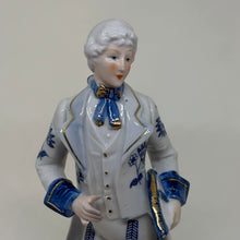 Load image into Gallery viewer, Vintage Porcelain Victorian Style Georgian Gentleman with Hat Figurine