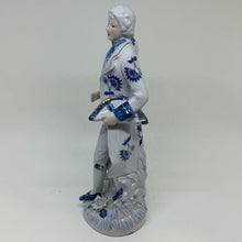 Load image into Gallery viewer, Vintage Porcelain Victorian Style Georgian Gentleman with Hat Figurine