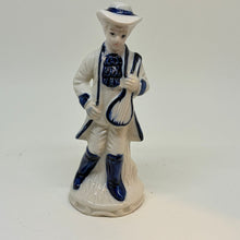 Load image into Gallery viewer, Vintage Porcelain Victorian Style Boy with Mandolin Figurine