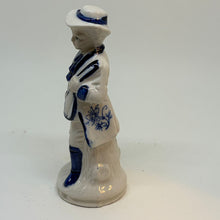Load image into Gallery viewer, Vintage Porcelain Victorian Style Boy with Mandolin Figurine