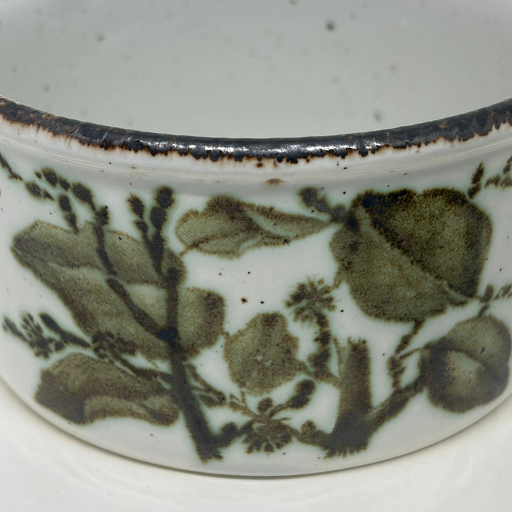 Pair of Vintage Tureens Midwinter Stonehenge Green Leaves