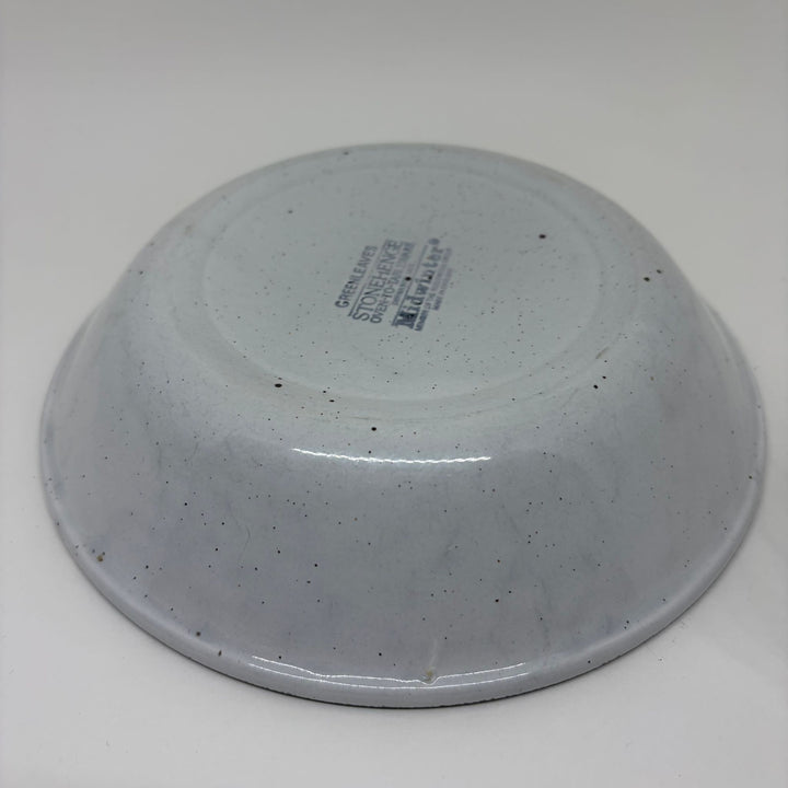 Vintage Cereal Bowl Midwinter Stonehenge Green Leaves