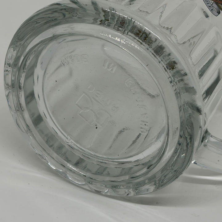 Vintage Queen Elizabeth II Silver Jubilee Glass Tankard
