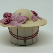 Load image into Gallery viewer, Vintage Jane Asher Willow Hall Floral Hat AH11 Chloe Trinket Box