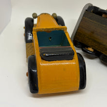 Load image into Gallery viewer, Pair of Rustic Vintage Handmade Wooden Car Figurines
