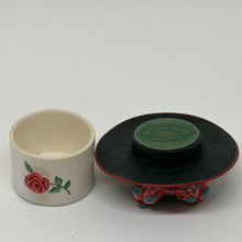Load image into Gallery viewer, Vintage Jane Asher Willow Hall Floral Hat AH21 Sofia Trinket Box