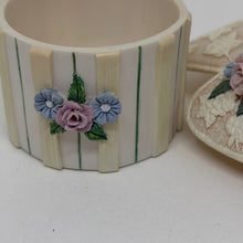 Load image into Gallery viewer, Vintage Jane Asher Willow Hall Floral Hat DH06 Alison Trinket Box