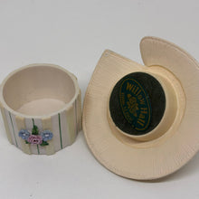 Load image into Gallery viewer, Vintage Jane Asher Willow Hall Floral Hat DH06 Alison Trinket Box