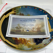 Load image into Gallery viewer, Vintage 'The Battle of the Nile 1798' National Maritime Museum Collectors Plate