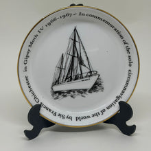 Load image into Gallery viewer, Vintage Sir Francis Chichester Gipsy Moth IV Commemorative Pin Trinket Dish