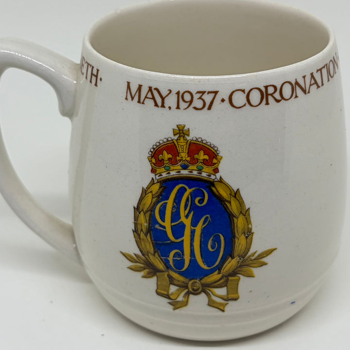 Vintage Mug 1937 King George VI and Queen Elizabeth Coronation