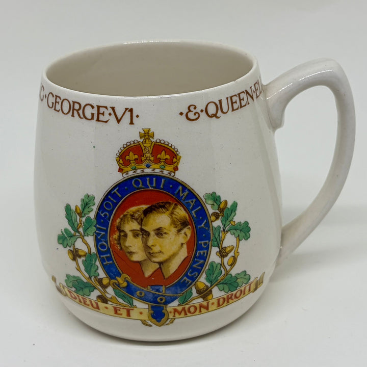Vintage Mug 1937 King George VI and Queen Elizabeth Coronation