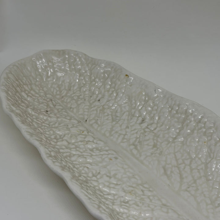 Vintage Spode Velamour Creamware Serving Dish