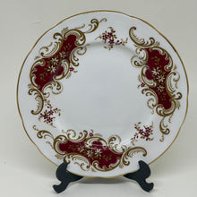 Load image into Gallery viewer, Vintage Burgundy &amp; Gold Royal Standard Tea Cup, Saucer &amp; Tea Plate Set