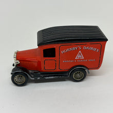 Load image into Gallery viewer, Vintage Lledo Diecast Promotional Model Hornby's Dairies Ford Van #205