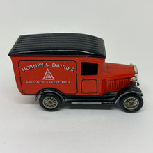 Load image into Gallery viewer, Vintage Lledo Diecast Promotional Model Hornby's Dairies Ford Van #205