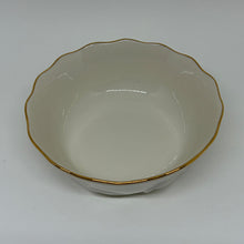 Load image into Gallery viewer, Vintage Lenox Rose and Ribbons Bowl with 24K Gold Trim