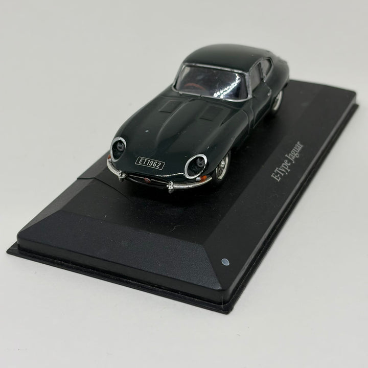 Vintage Diecast Atlas Editions 1:43 Scale Model Car Jaguar E-Type BRG 4641102