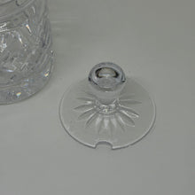 Load image into Gallery viewer, Vintage Cut Crystal Lidded Condiment Honey Pot