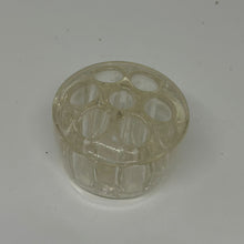 Load image into Gallery viewer, Small Vintage Glass Flower Frog (7 Flowers)