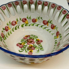 Load image into Gallery viewer, Vintage Reticulated Porcelain Basket