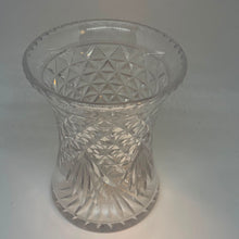 Load image into Gallery viewer, Vintage Cut Crystal Wide Neck Vase