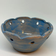 Load image into Gallery viewer, Vintage Hand Thrown Studio Pottery Blue Bowl